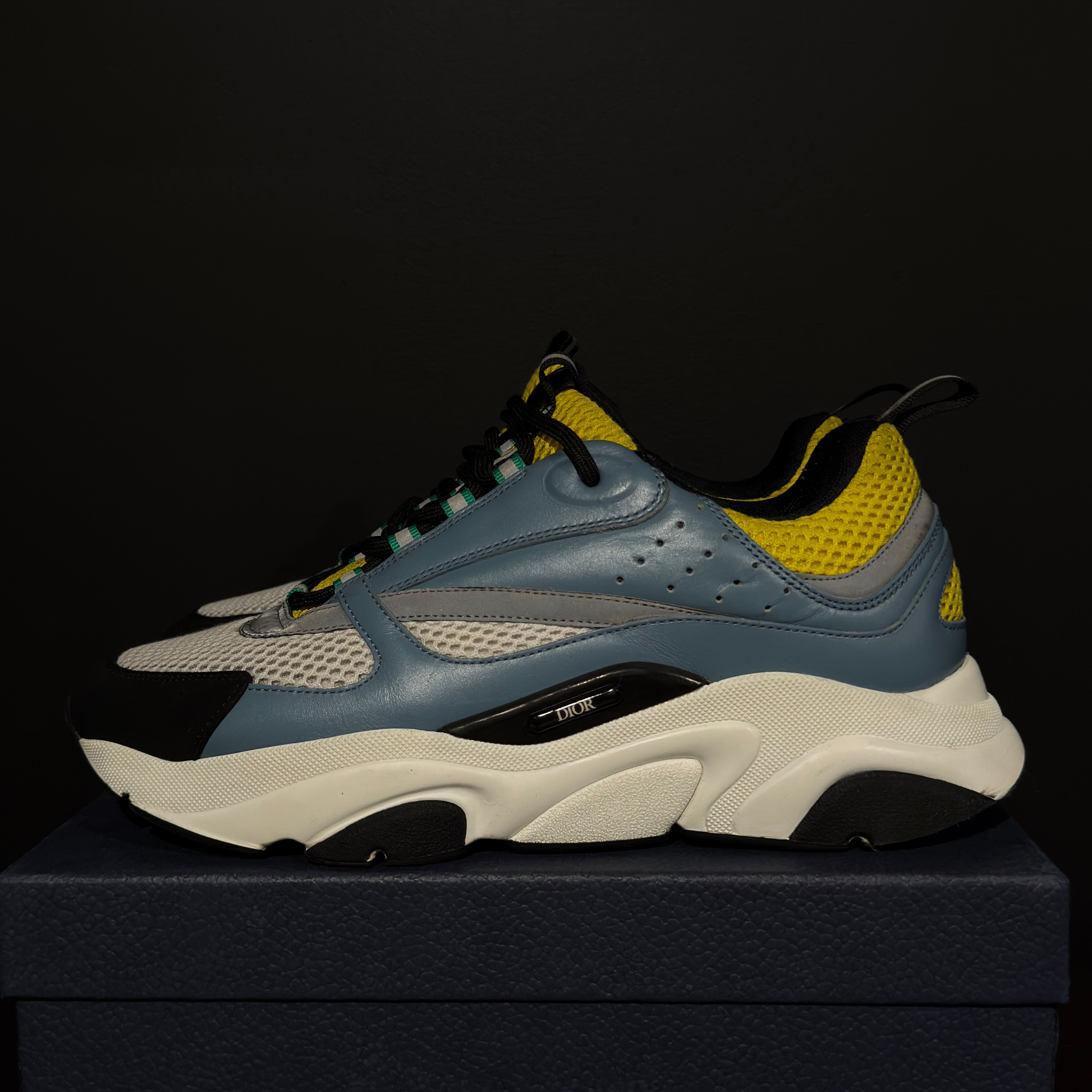 DIOR B22 "BLUE & YELLOW" SZ 43/10
