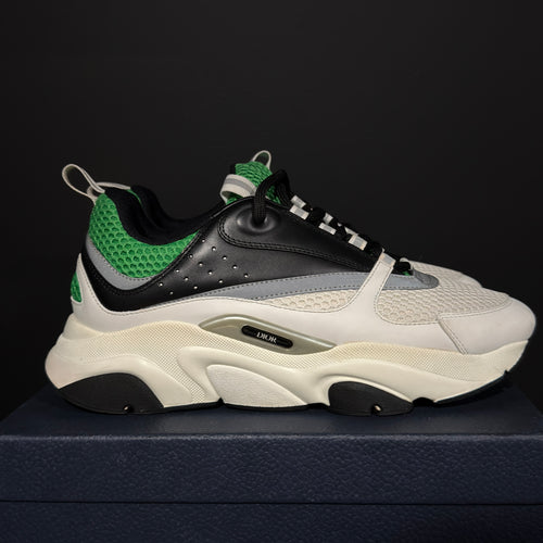 DIOR B22 "WHITE & GREEN" SZ 43/10M